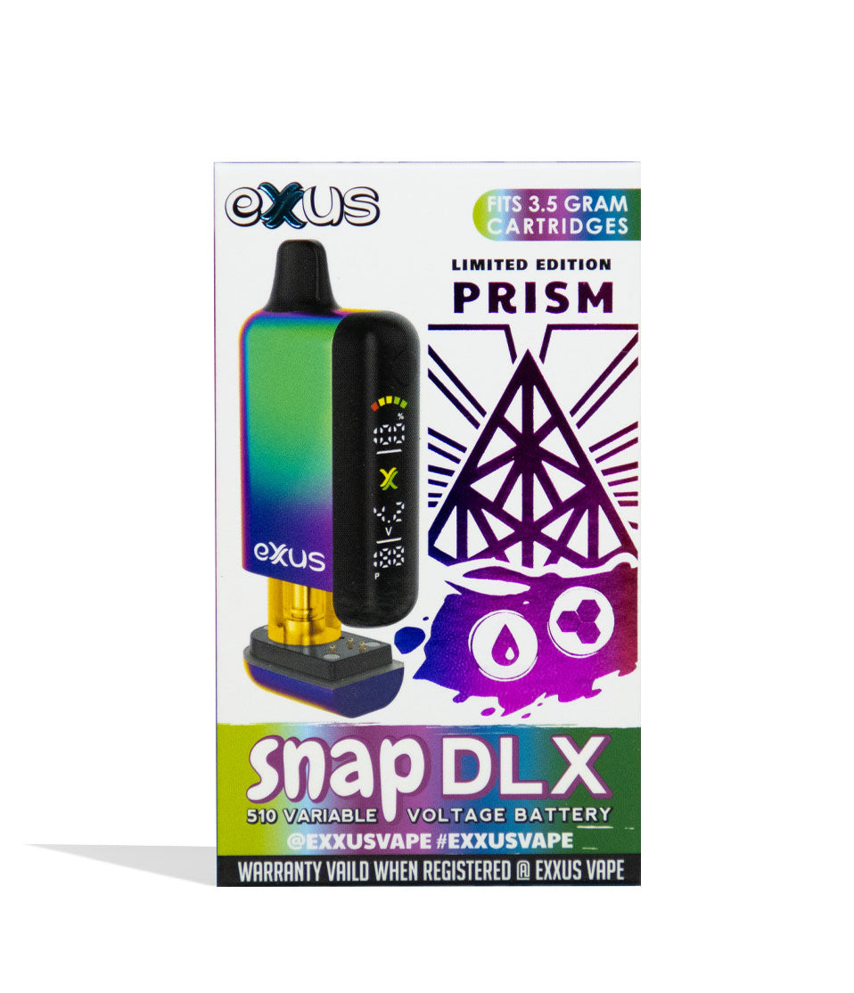 Prism Exxus Vape Snap DLX 510 Voltage Battery box on white background