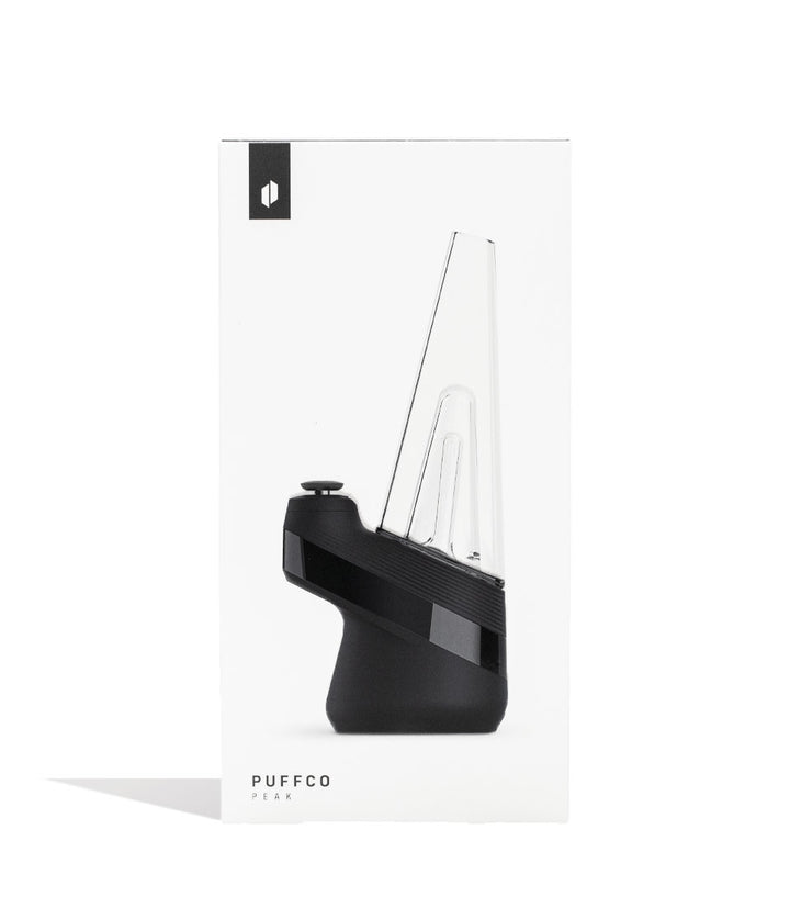 Onyx Puffco New Peak Smart E-Rig Packaging Front View on White Background