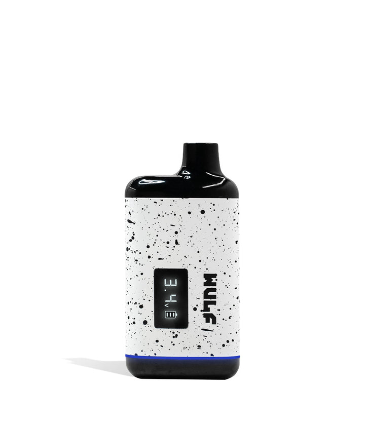 White-Black Spatter Wulf Mods Recon Cartridge Vaporizer on white background