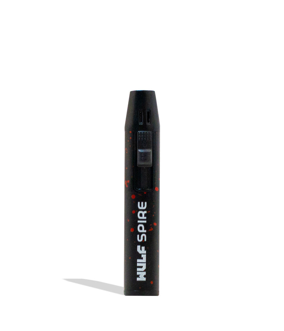 Wulf Mods Spire Pen Torch black red spatter on white background