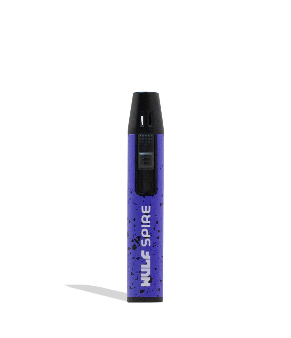 Wulf Mods Spire Pen Torch purple black spatter on white background