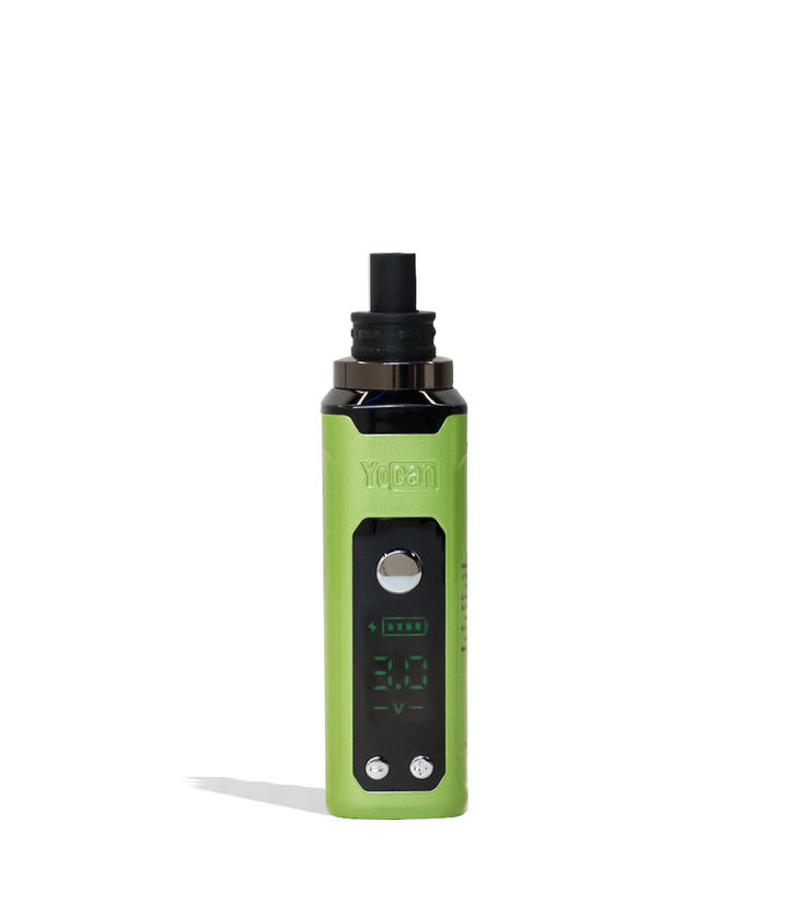 Bamboo Green Yocan Nestor 510 Dab Pen Vaporizer Front View on White Background