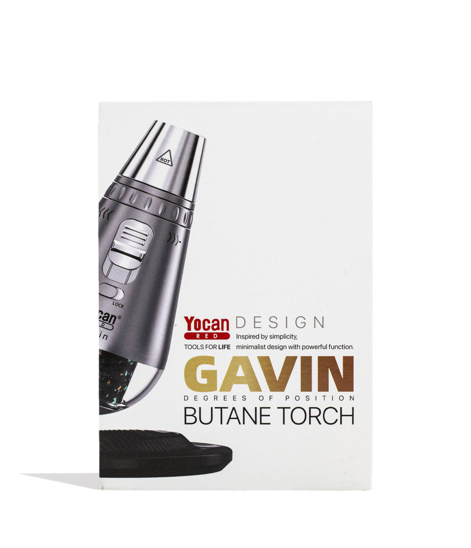 Silver Yocan Red Series Gavin Torch Packaging Front View on White Background